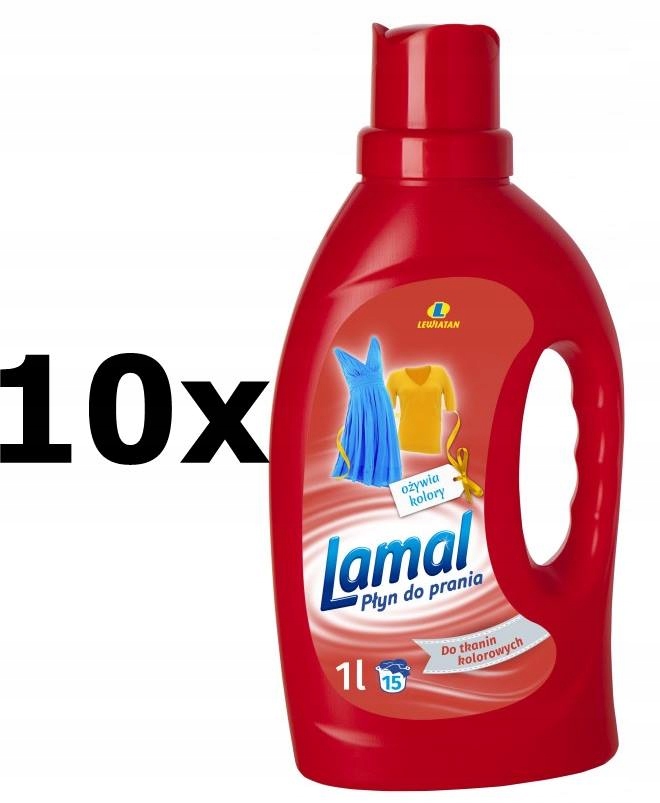 Prací gél - Lamálna bielizeň kvapalina pre farbu Lewiatana 10 x 1L