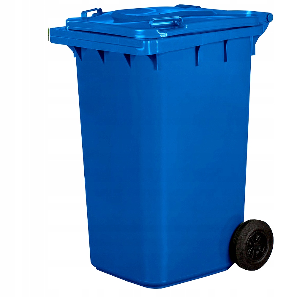 Kôš na nádobu 240 l pre odpadky z odpadu hnedá modrá