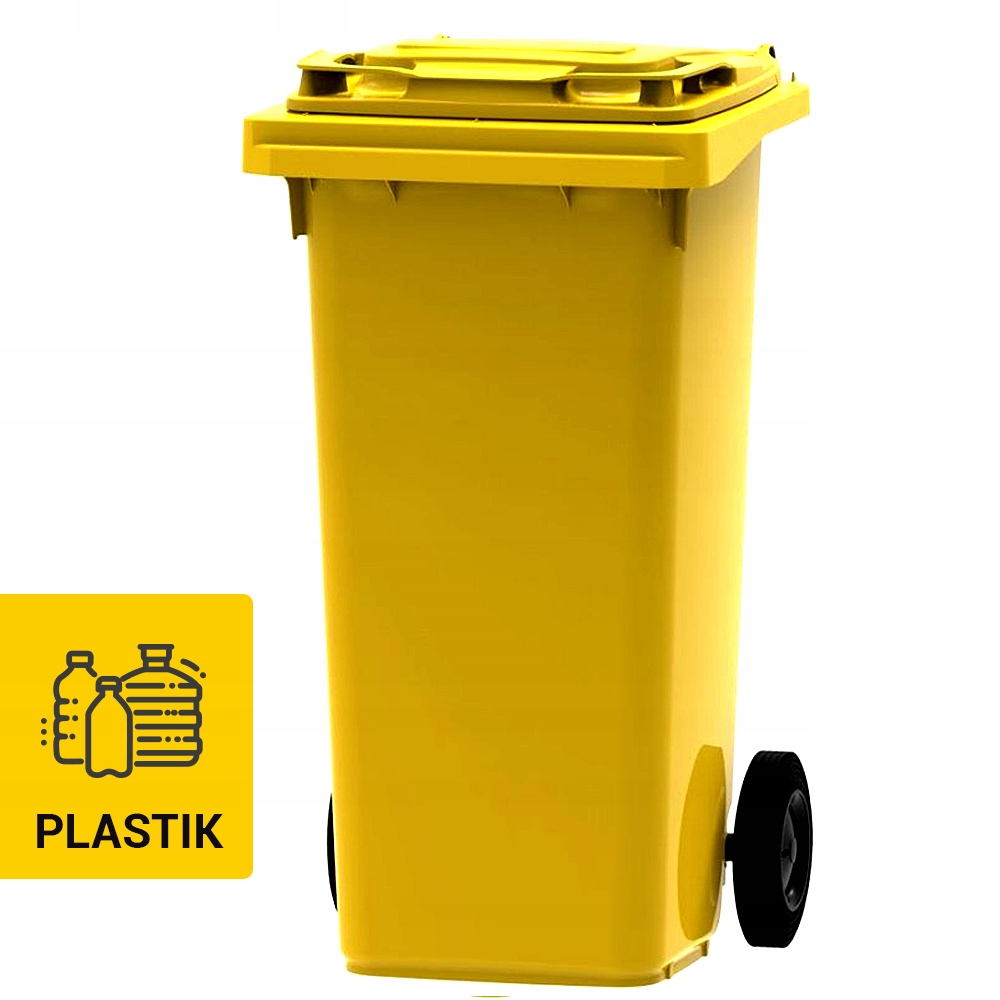 Kôš na nádobu 240 l pre odpadky žltý odpad ESE