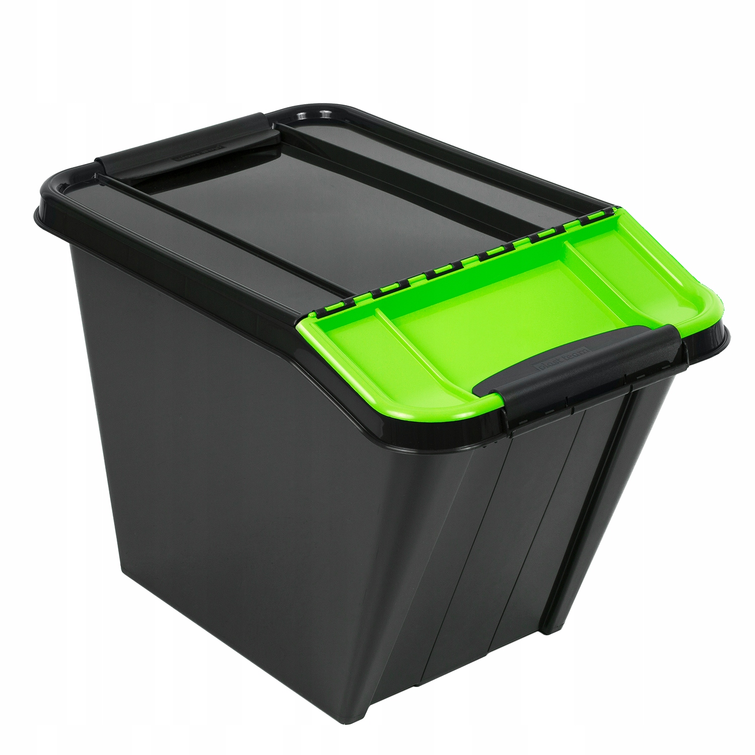 Pro Box 58L Container, sklonený čierny zelený kryt