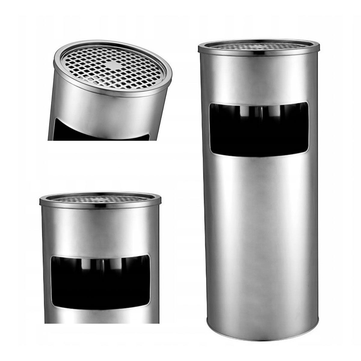 Popook stojaci šedý popolník 56