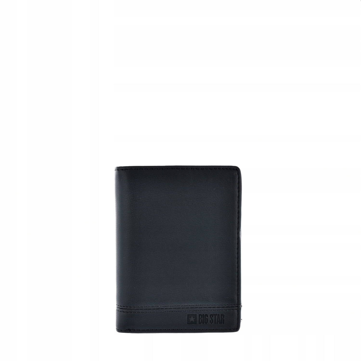 Peňaženka - Veľká hviezda Ekologická koža čierna KK674008 - Unisex Product