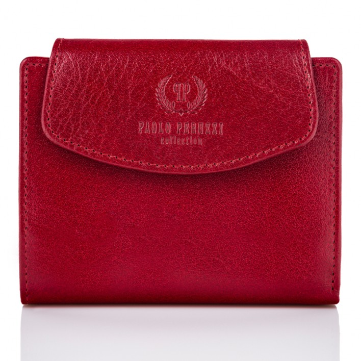 Peňaženka - Paolo Peruzzi peňaženka Prírodná koža červená produkt T-12-RD-Women