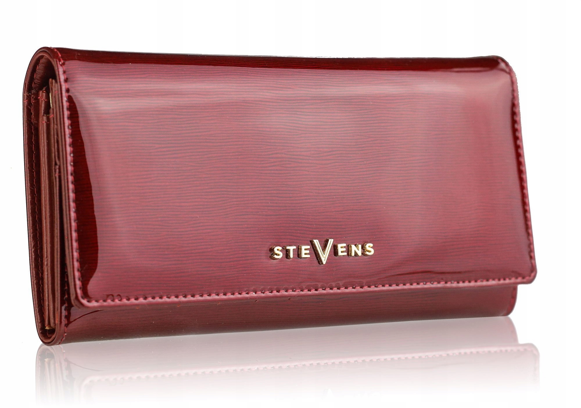 Peňaženka - Stevens portfólio prírodná koža červená 05line -100 - dámsky produkt