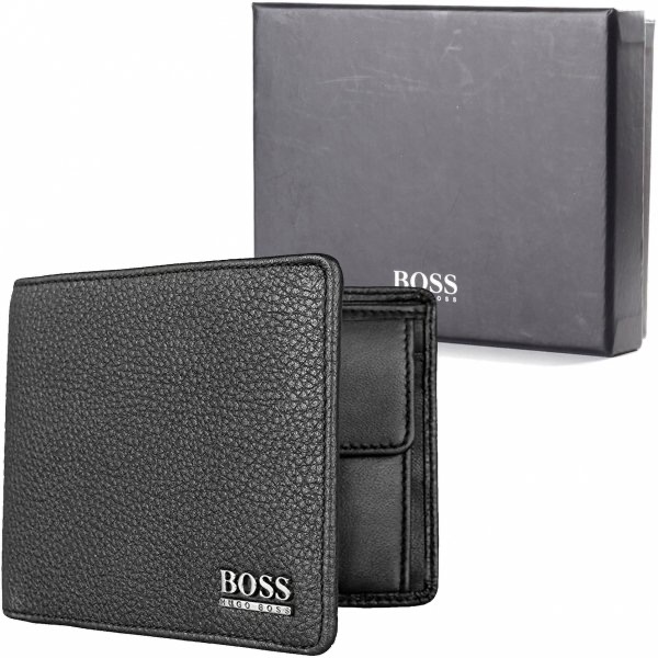 Peňaženka - Hugo Boss Peňaženka Prírodná koža Čierna 50261708 - Pánsky produkt