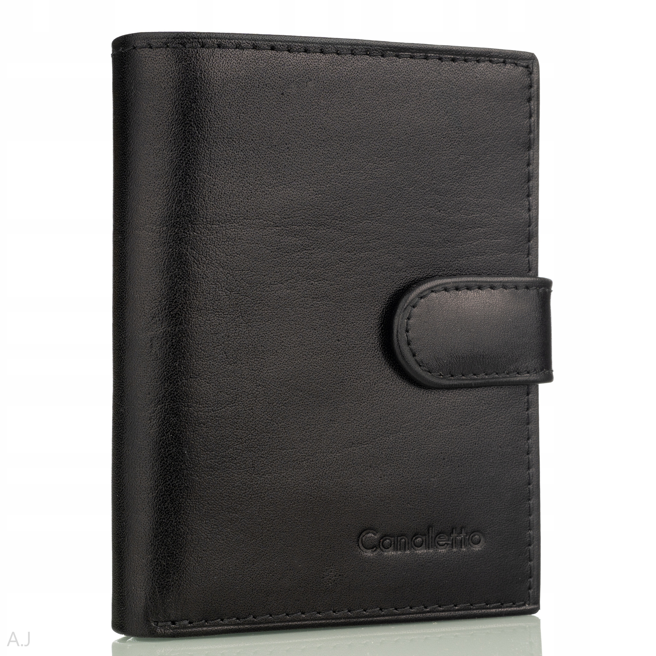 Peňaženka - March Portfólio Natural Leather Black 15051 -A - Men's Product