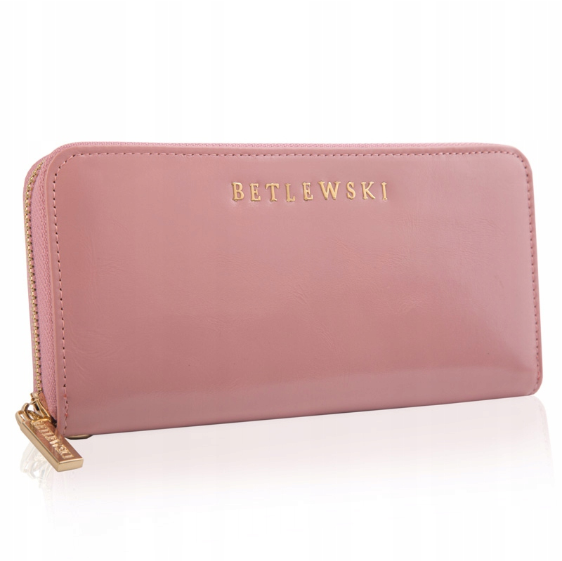 Peňaženka - Produkt Betlewski ružová kožená ružová ružová BPD-OL-5201-Women