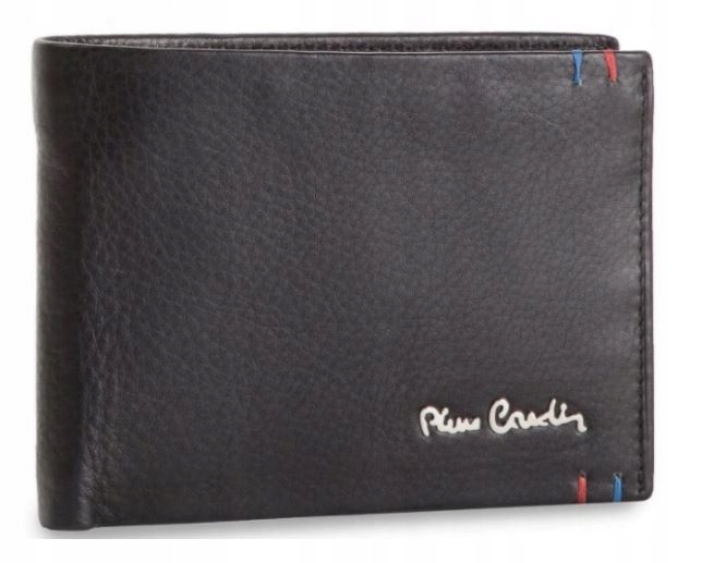 Peňaženka - Pierre cardin peňaženka Prírodná koža čierna tilak22 - mužský produkt