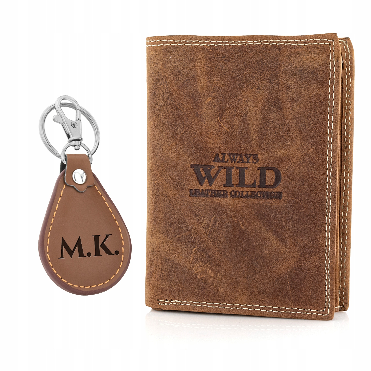 Peňaženka - Always Wild peňaženka pravá koža nubuk hnedá Pánsky produkt