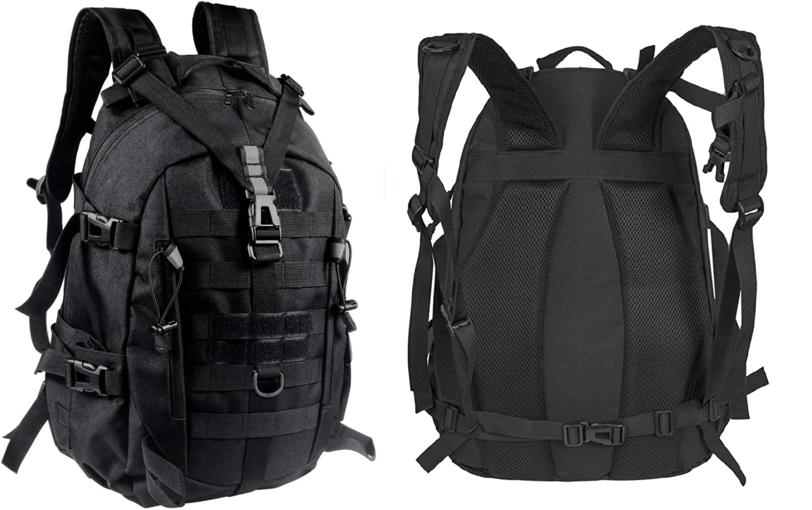 GEAKBROS GK-BG1699 Vojenský batoh 20-40 L Čierny