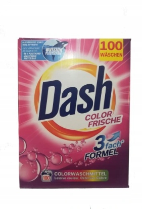 Prací prášok - DASH COLOR FRISCHE PRÁŠOK 100 praní 6500 G
