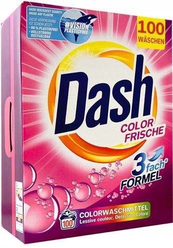 Prací prášok - Dash pracieho prášku. Farba 6,5 kg 100prid