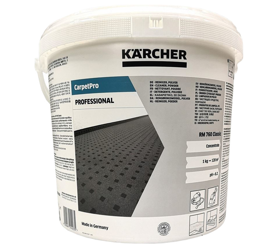 Prací prášok - Práškové práškové koberce KARCHER RM 760 10 kg