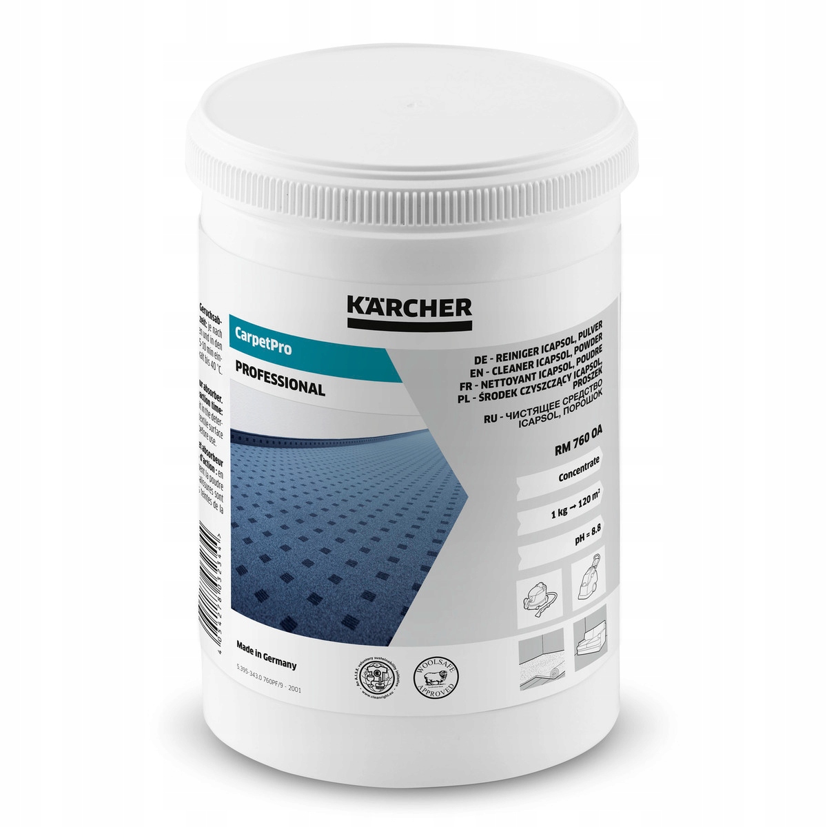 Prací prášok - RM760 800G KARCHER PRO Koberec Prášok