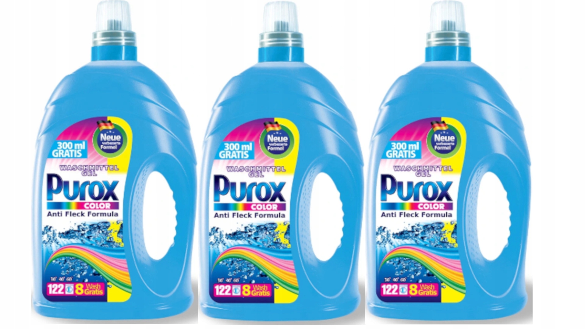 Prací gél - PUROOX NEMECKO PRÍPRAVA STRÁNKU 4.3L COLOR 143P 3KS