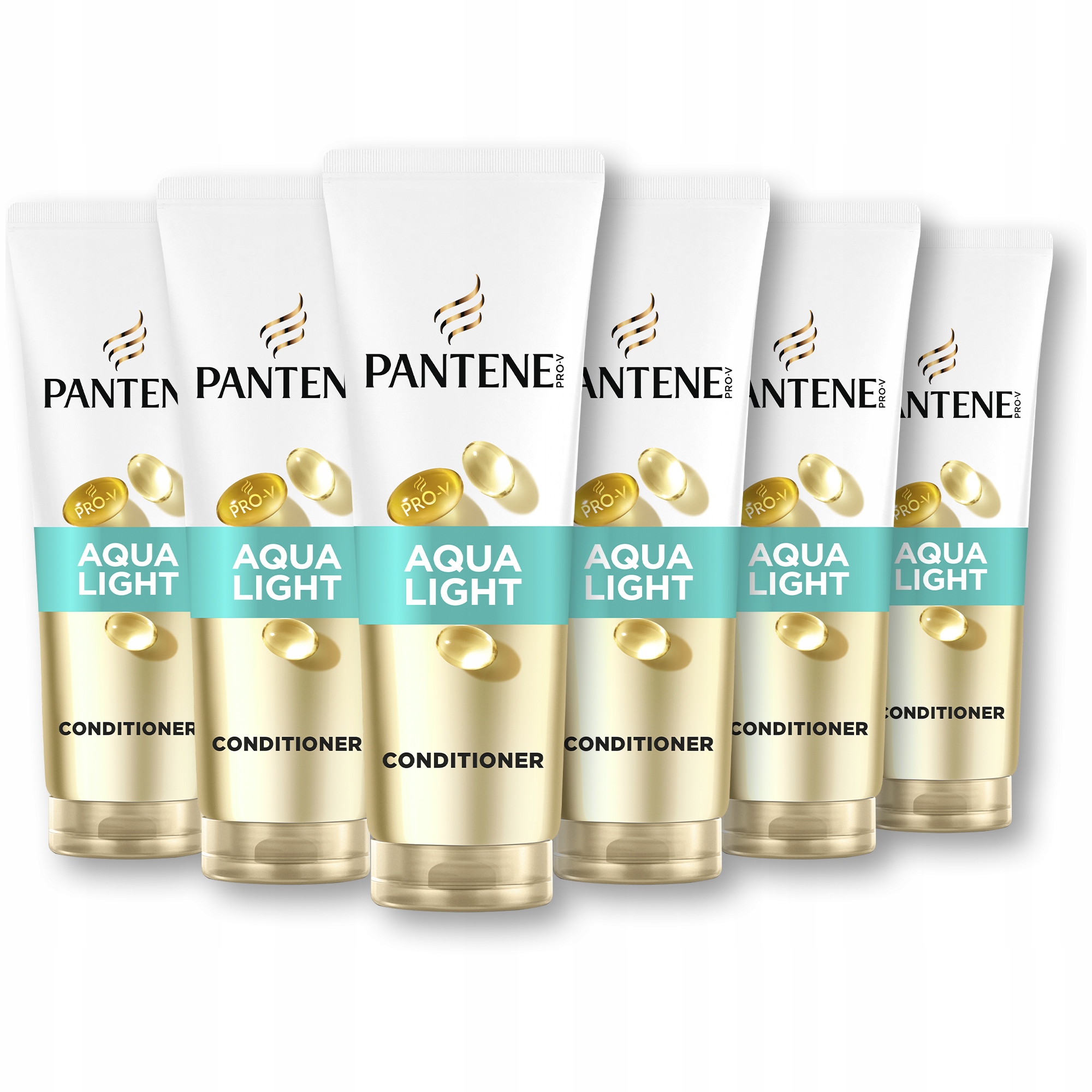 Pantene Pro-V Aqualight vlasový kondicionér 6 x 275 ml, pre zdravo vyzerajúce vlasy