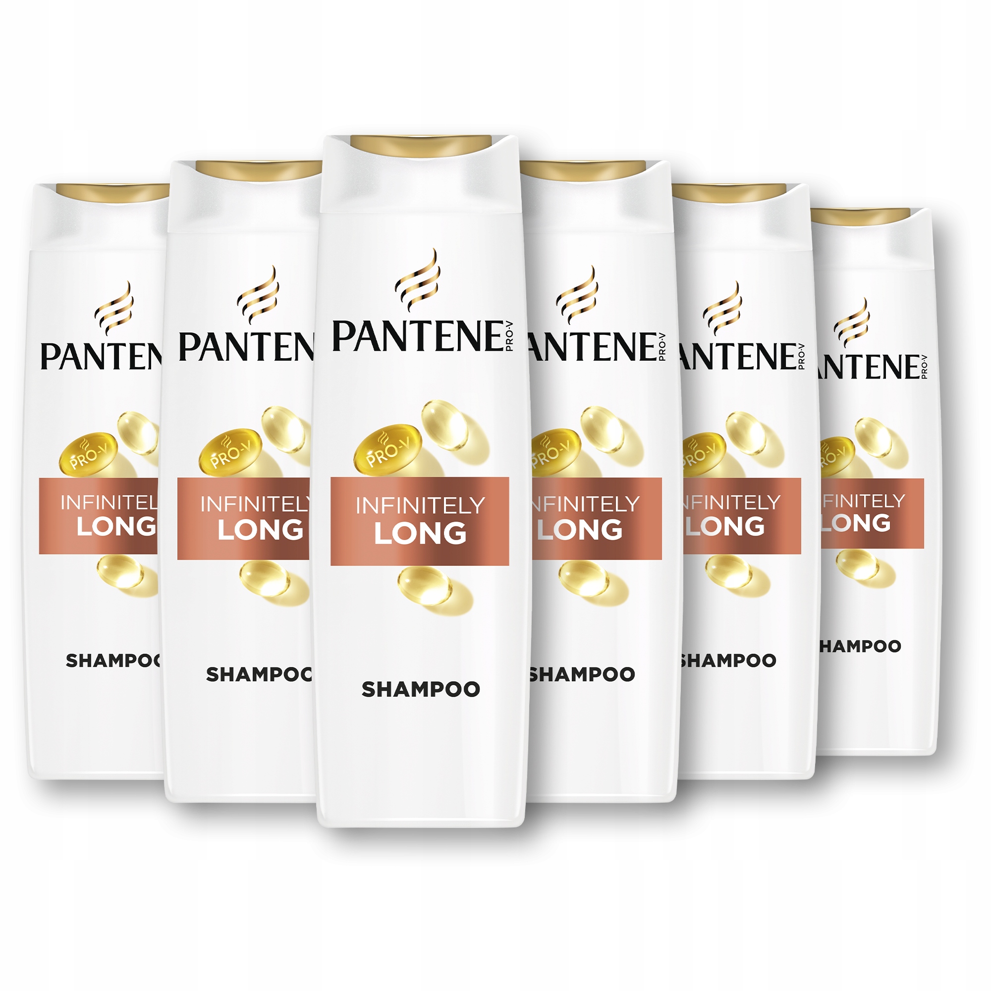 Pantene Infinitely Long šampón pre poškodené vlasy 400ml x 6