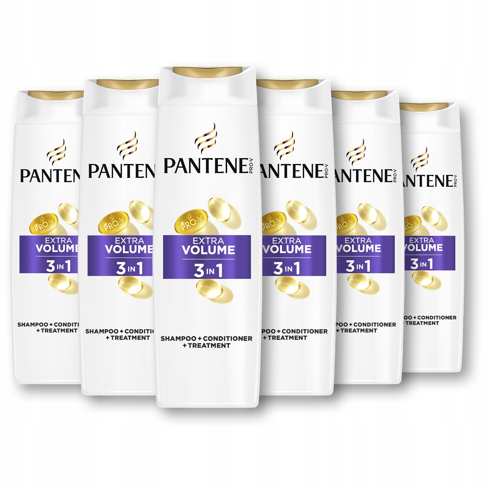 Pantene Pro-V Volume&Body 3v1 šampón, kondicionér a kúra na vlasy 6x325 ml
