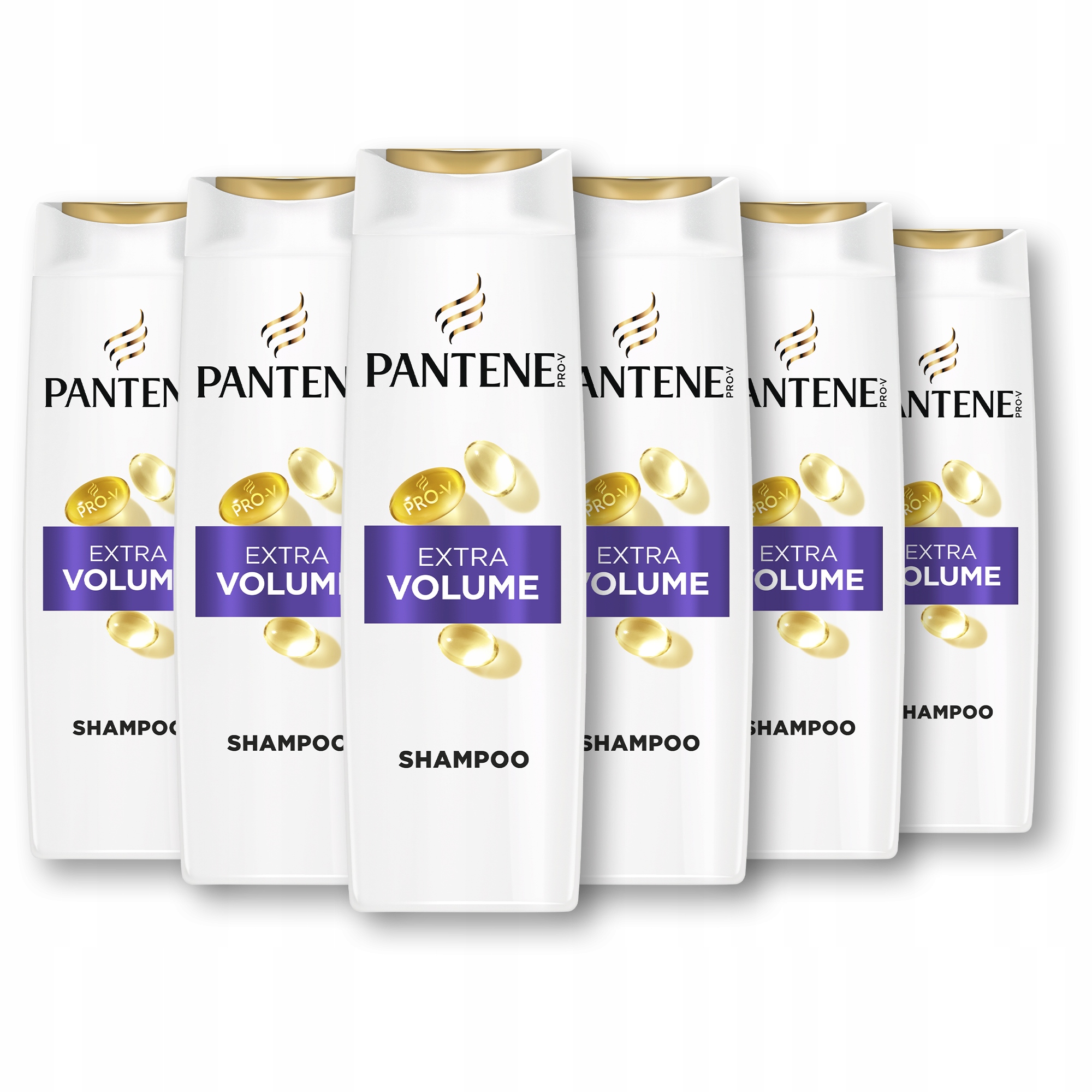 Pantene Pro-V Volume & Body Extra Volume šampón, 6 x 400 ml