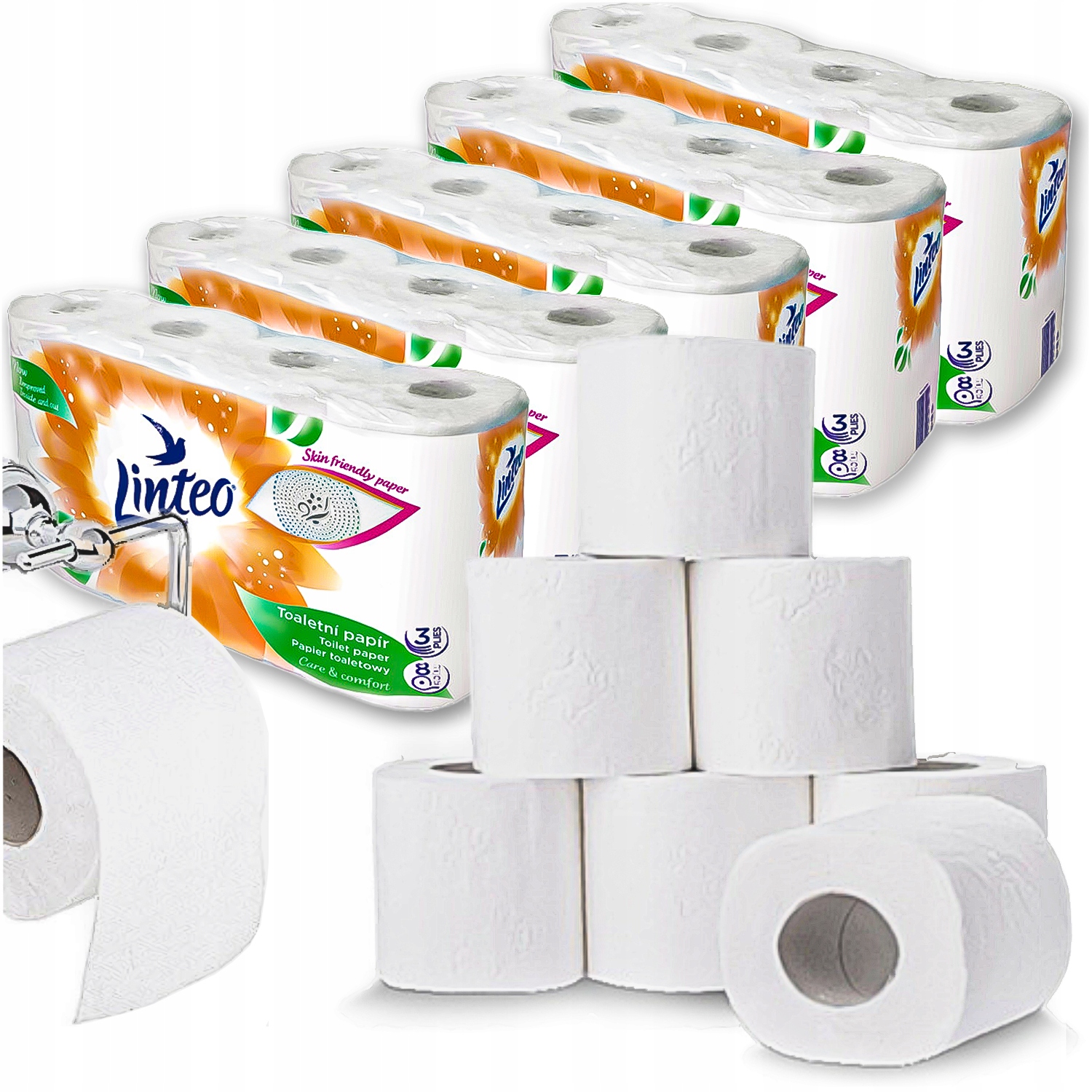 3 -liyer toaletný papier Soft 40 valčekov