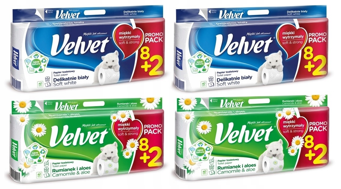 Velvet Rumianek + mäkké 40 valcov