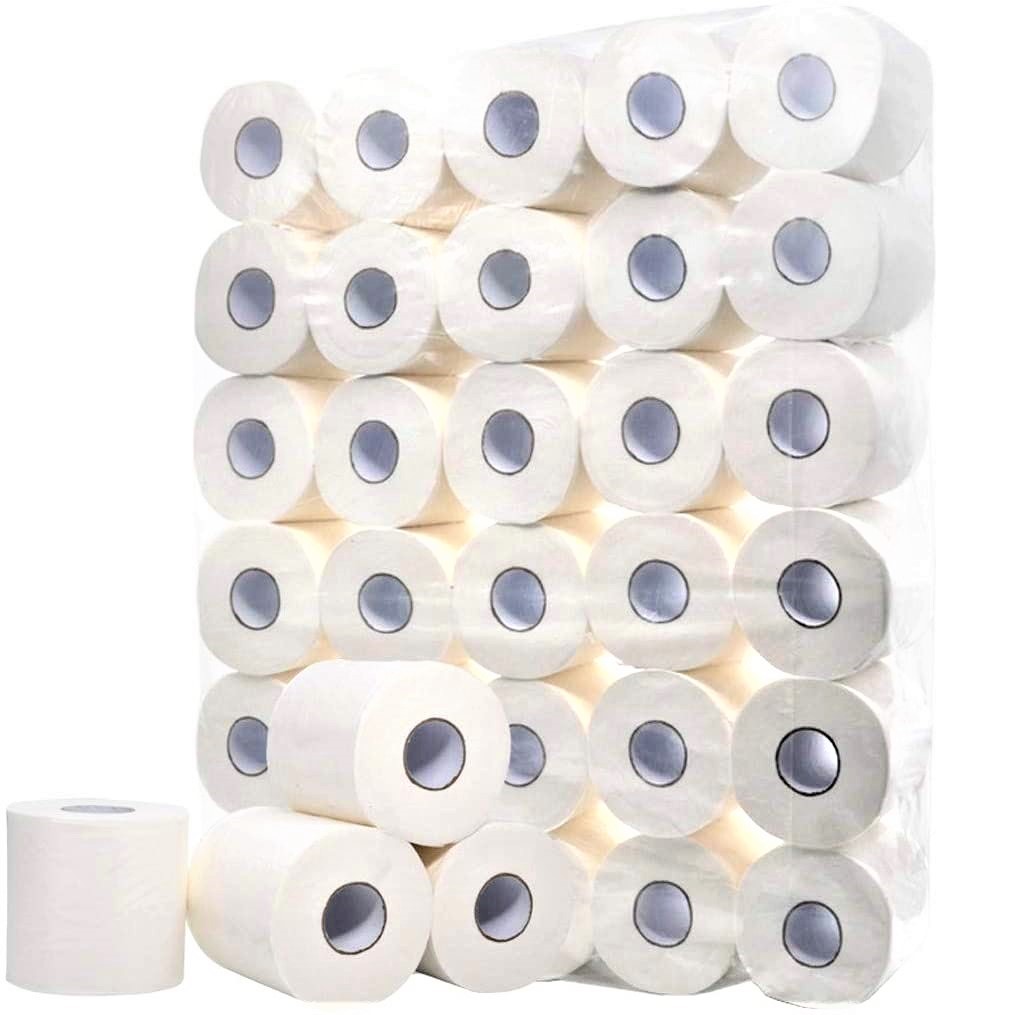 Toaletný papier 100% biela celululóza 32 valcov lacné