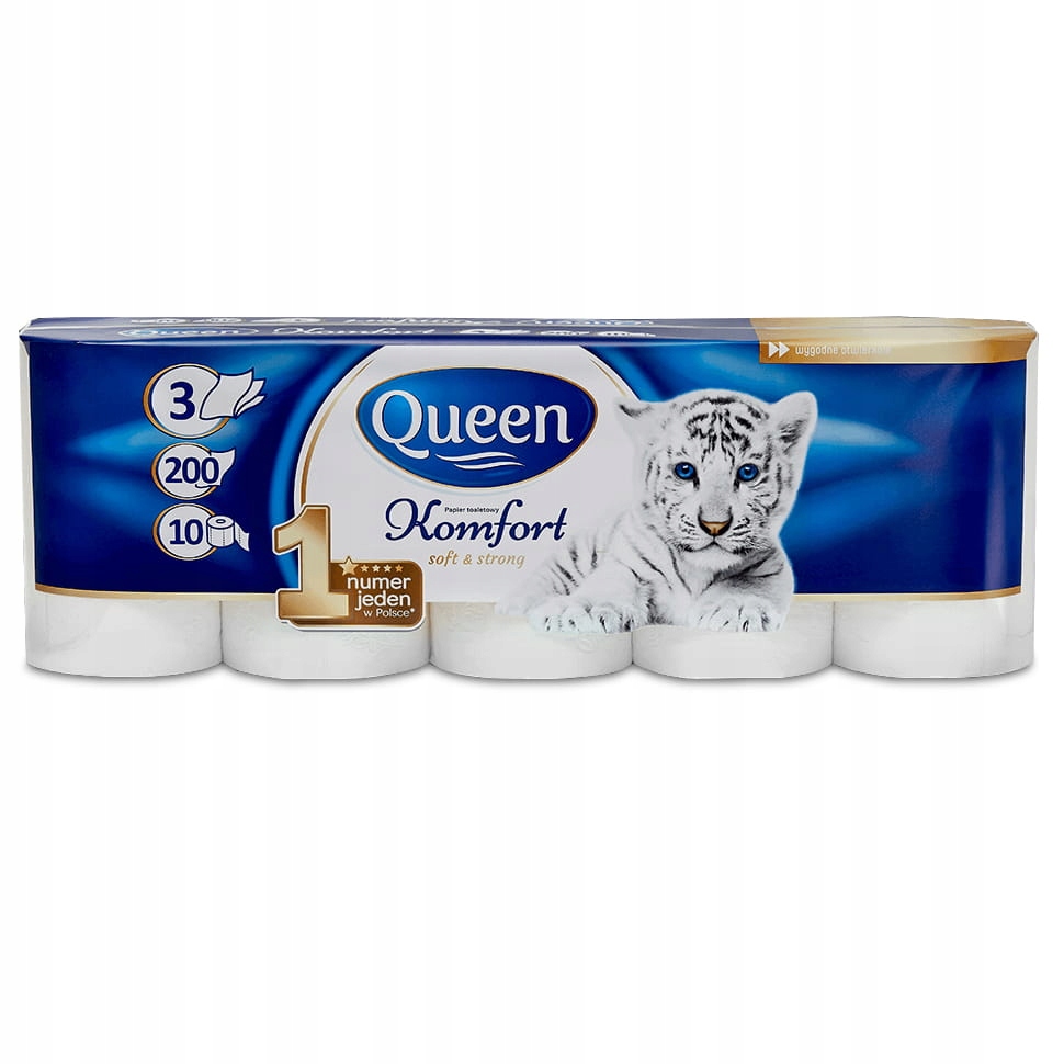 Toaletný papier 3 WA Queen 10 ks X 6 = 60 ROLIC