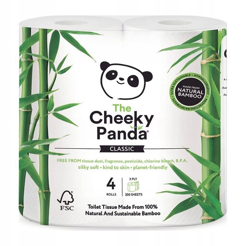 Toaletný papier 4 drzé panda valčeky