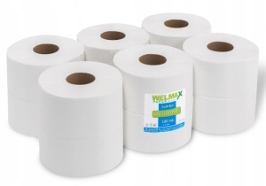 Jumbo toaletný papier biela cellulóza 2 vrstvy