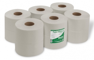 Jumbo toaletný papier šedý odpadový papier 1 vrstva