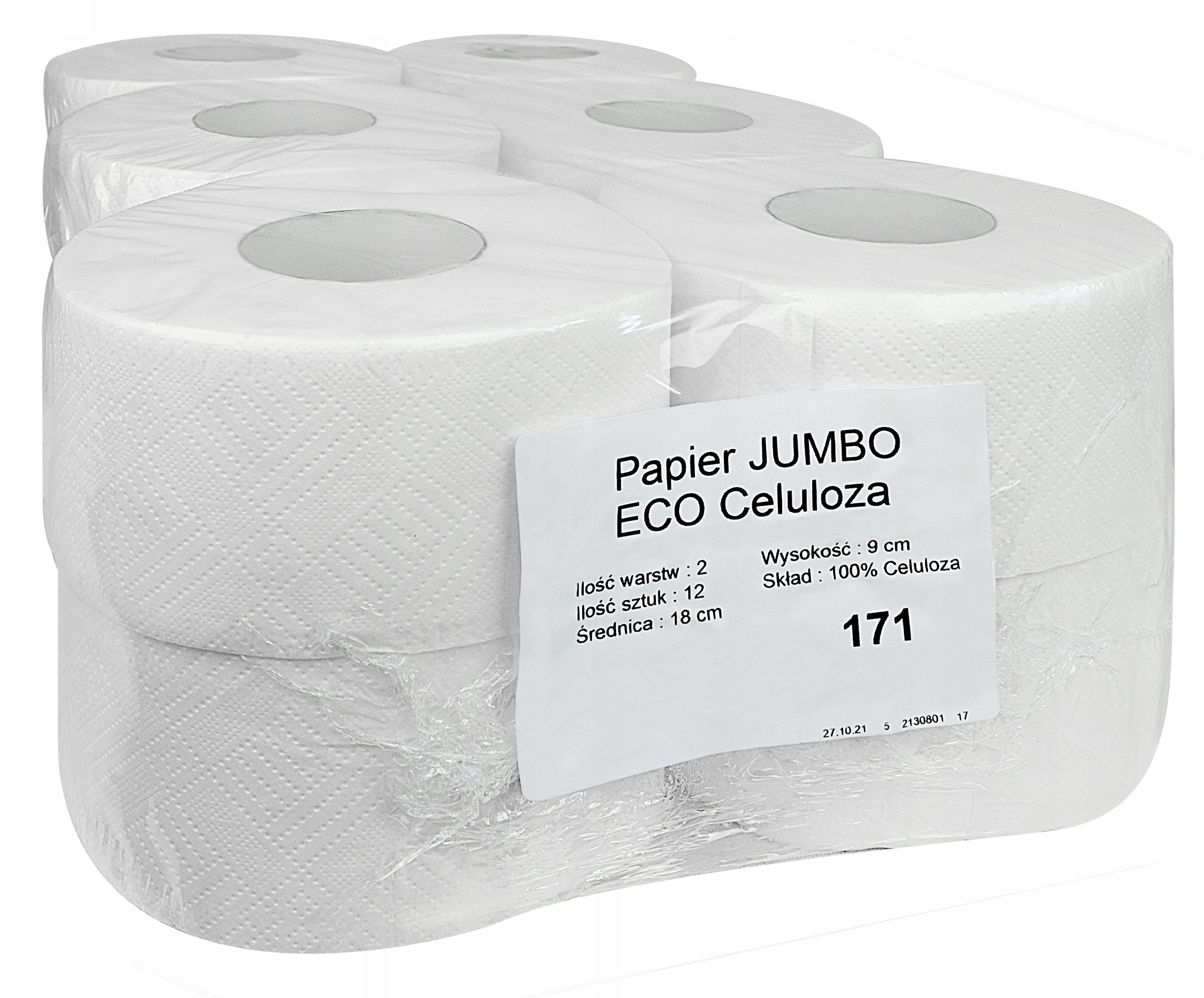 Jumbo toaletný papier celulóza 2 vrstvy 12 kusov