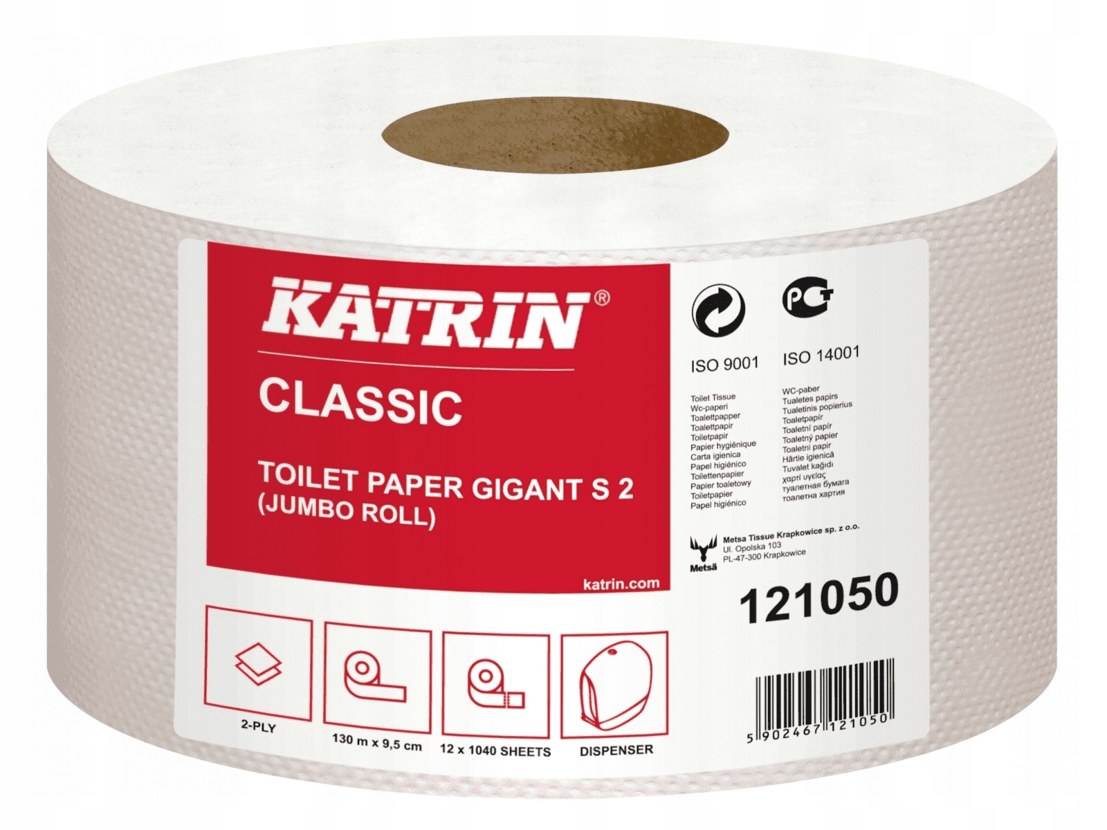 Katrin Classic 12105 130 m biely toaletný papier