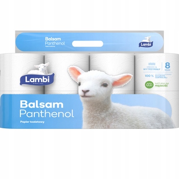 Lambi toaletný papier balzam panthenol 3 vrstvy