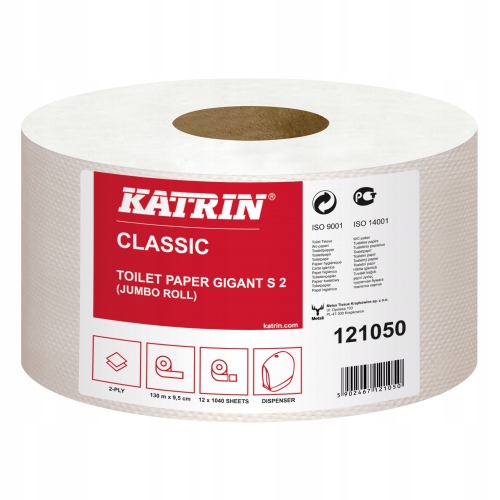 Zbytočný toaletný papier Katrin 12 ks.
