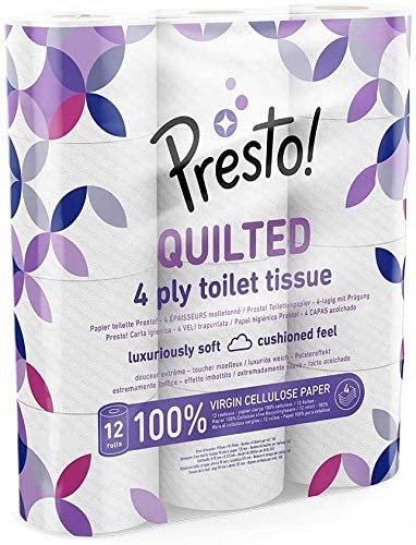 Zbytočný toaletný papier Presto 12 ks.