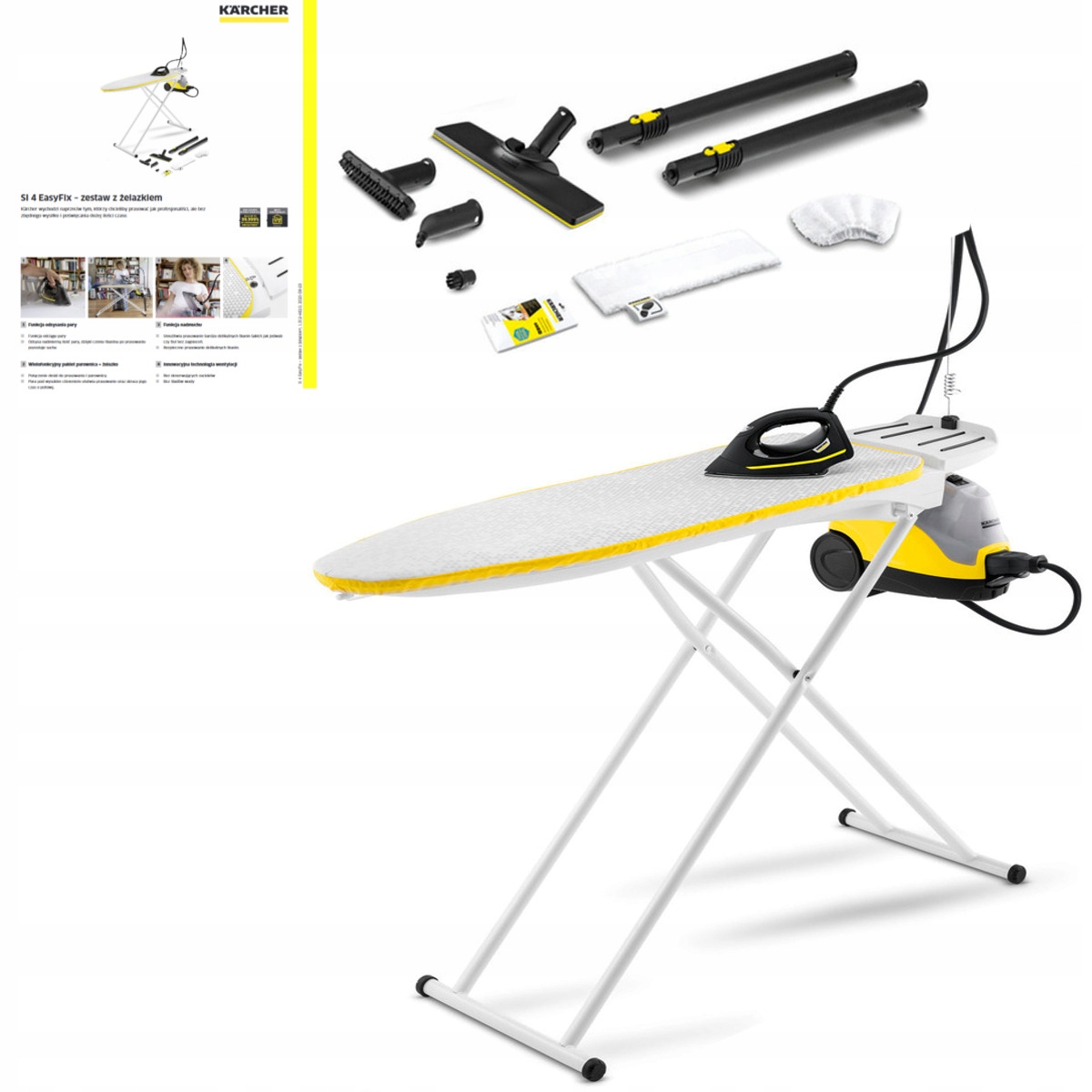 SI 4 Easyfix Karcher SC 4 Steamer so železom +