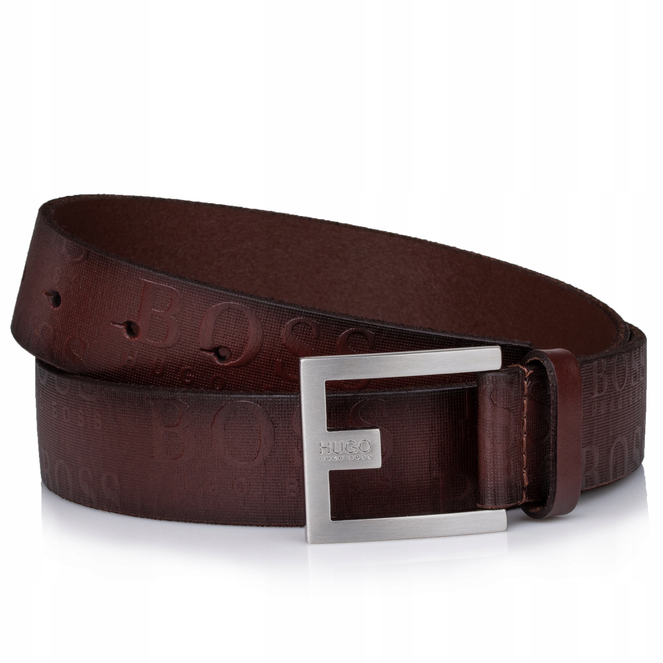 Opasok - Hugo Boss Brown Belt - mužský produkt