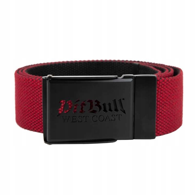 Opasok - Pit Bull West Coast Black, Red Belt - Pánsky produkt