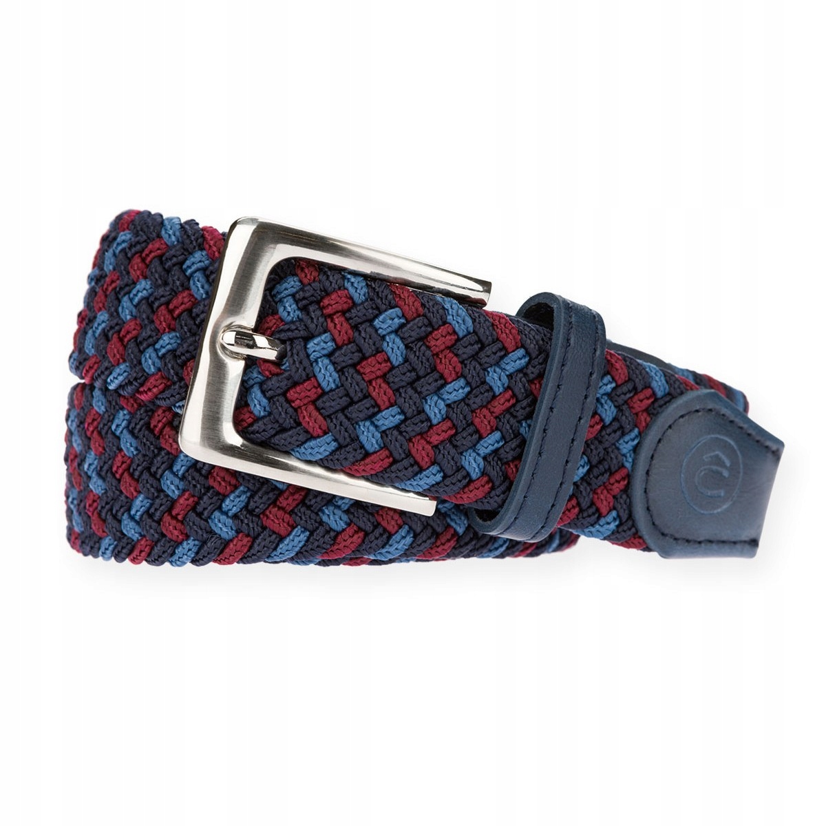 Opasok - Lancerto Red, Navy Blue Belt - Pánsky produkt