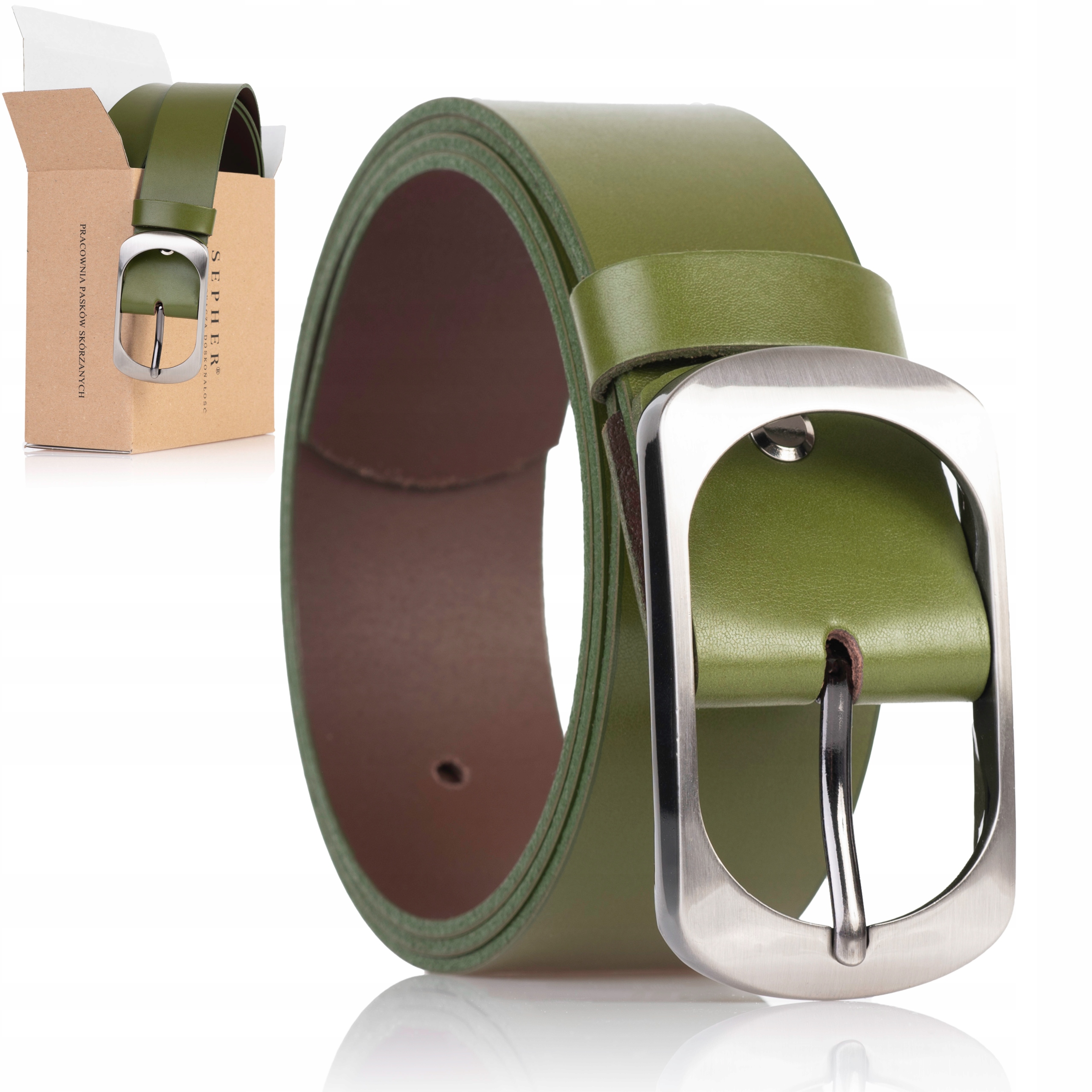 Opasok - Sepher Studio Khaki Belt - ženský produkt