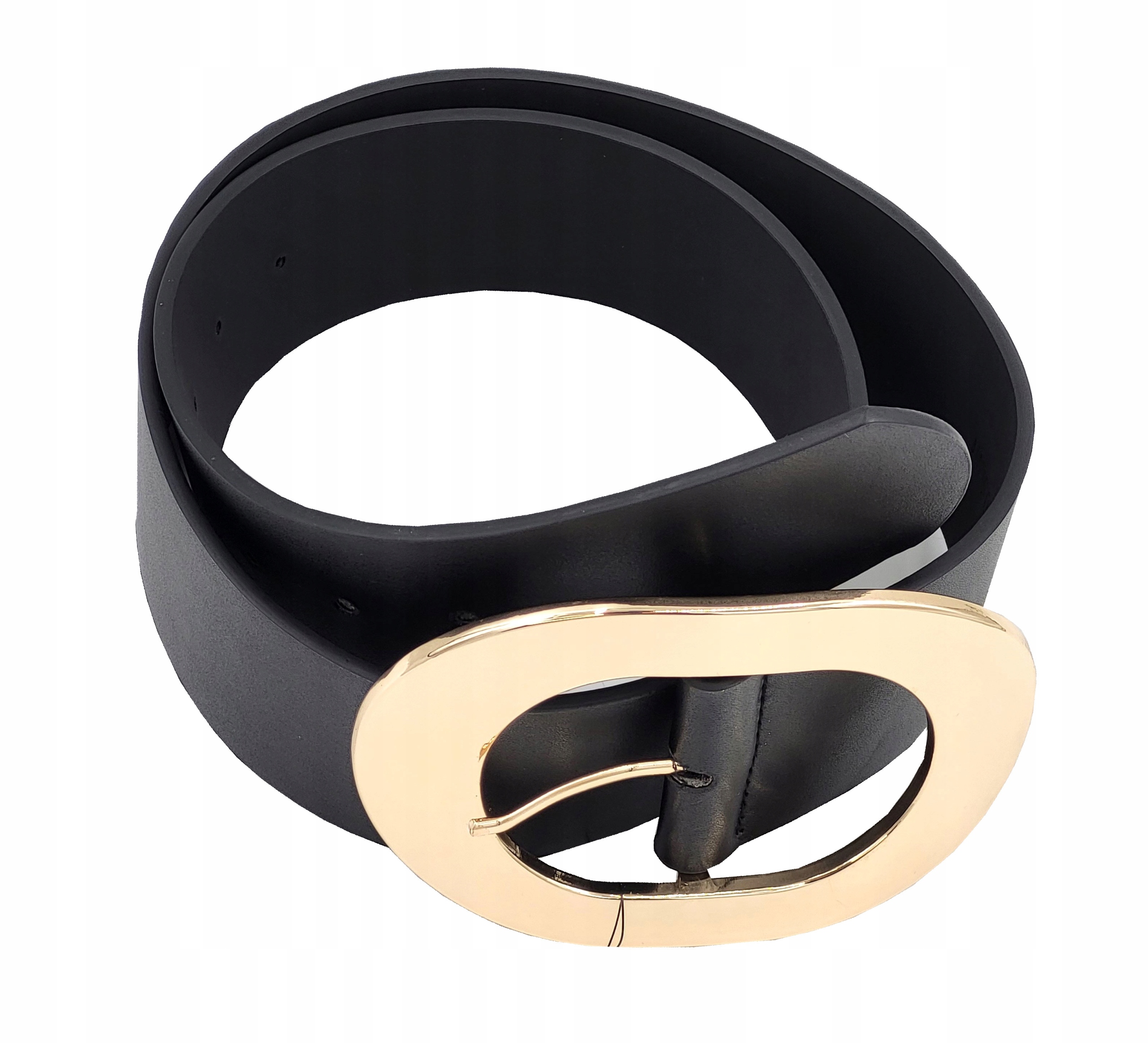 Opasok - Belt široký, veľký svorkový čierny pás - Unisex Product