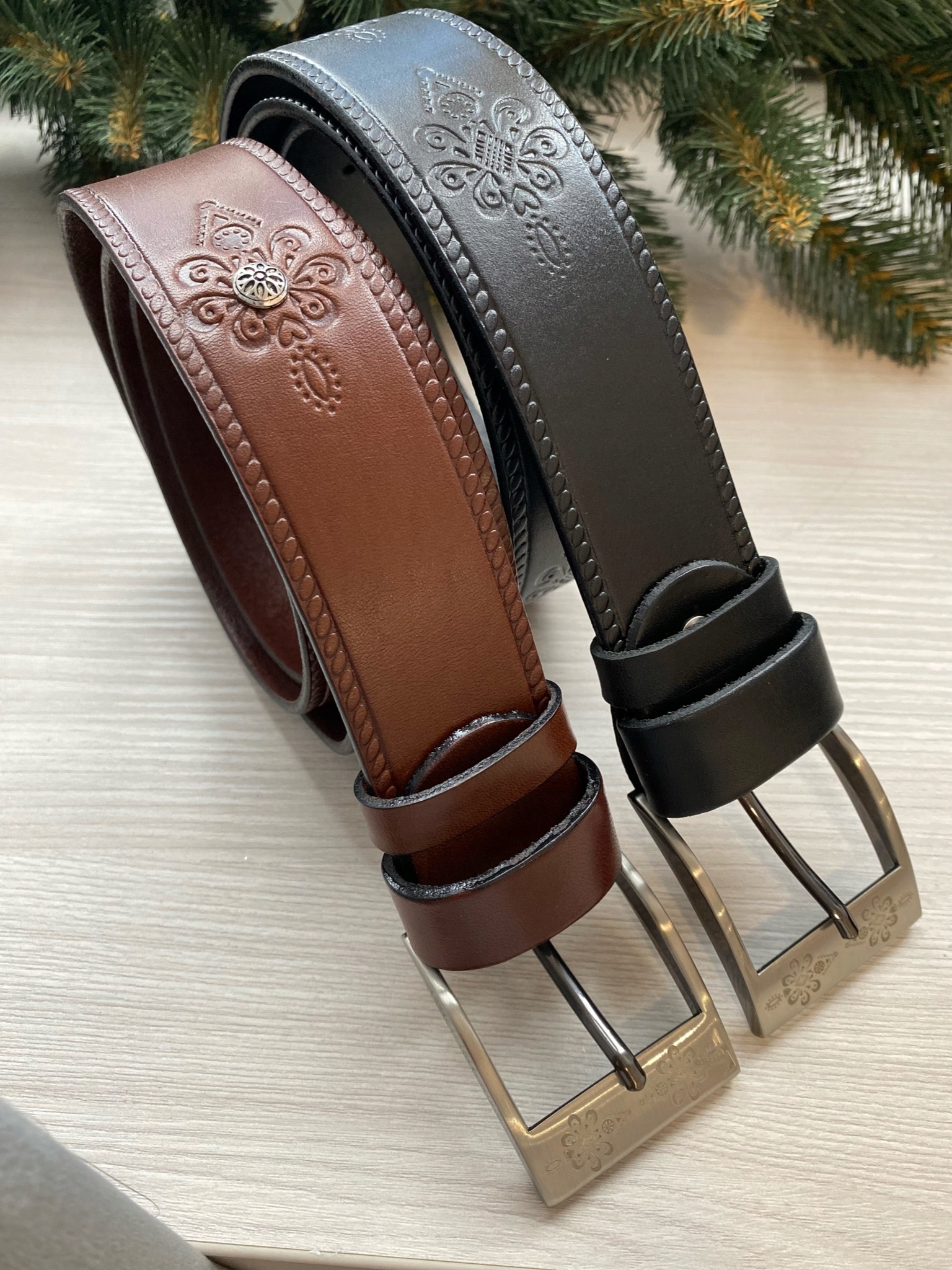 Opasok - Highlander Brown Belt - mužský produkt