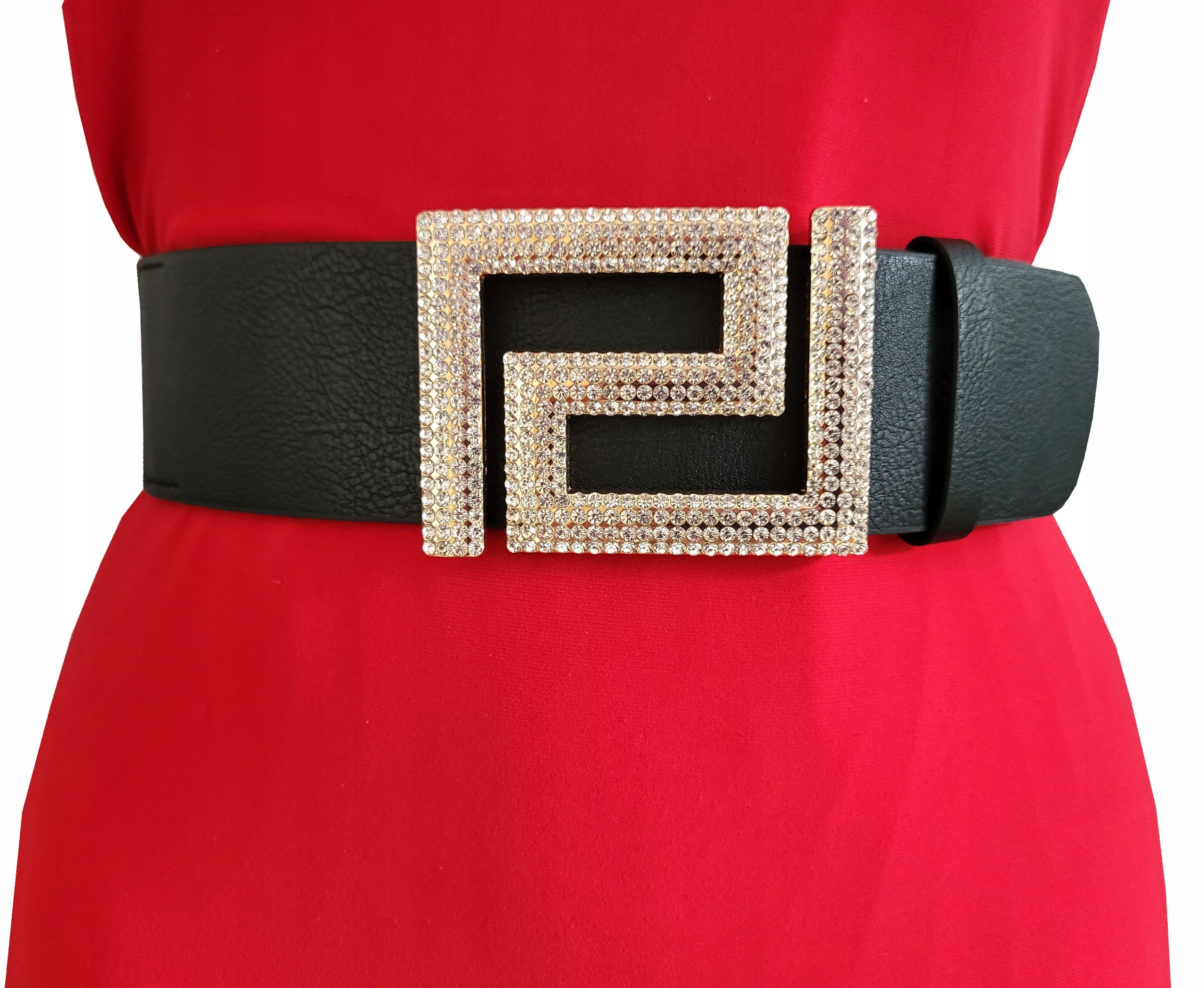 Opasok - Black Wide Belt - ženský produkt
