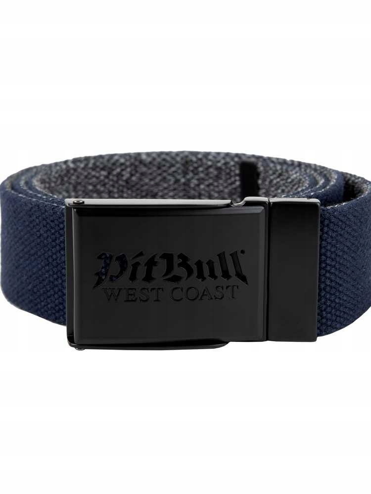 Opasok - Pit Bull West Coast Navy Blue Belt, Gray - Unisex Product