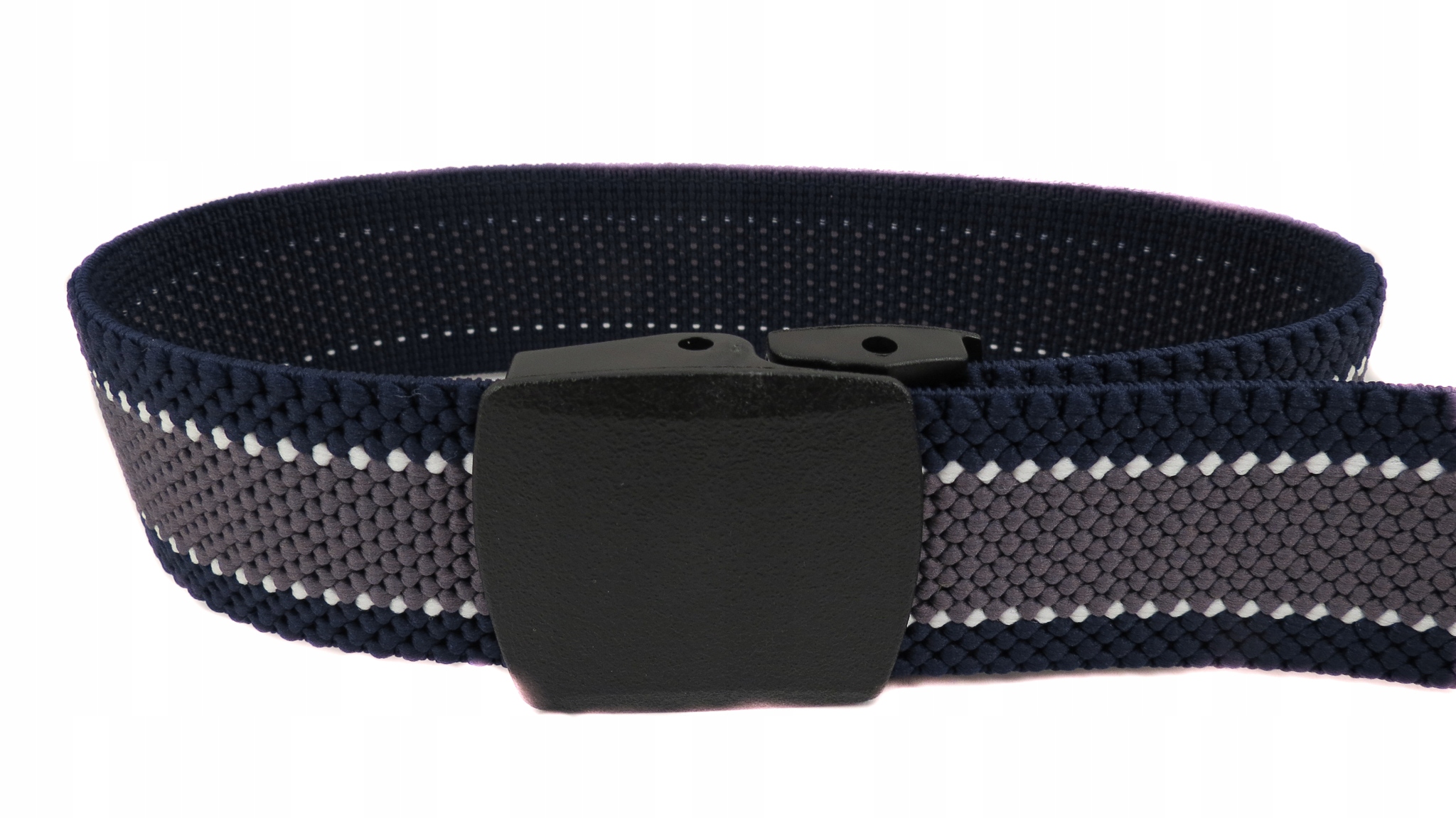 Opasok - Biela, námornícka modrá, šedý pás - Unisex Product