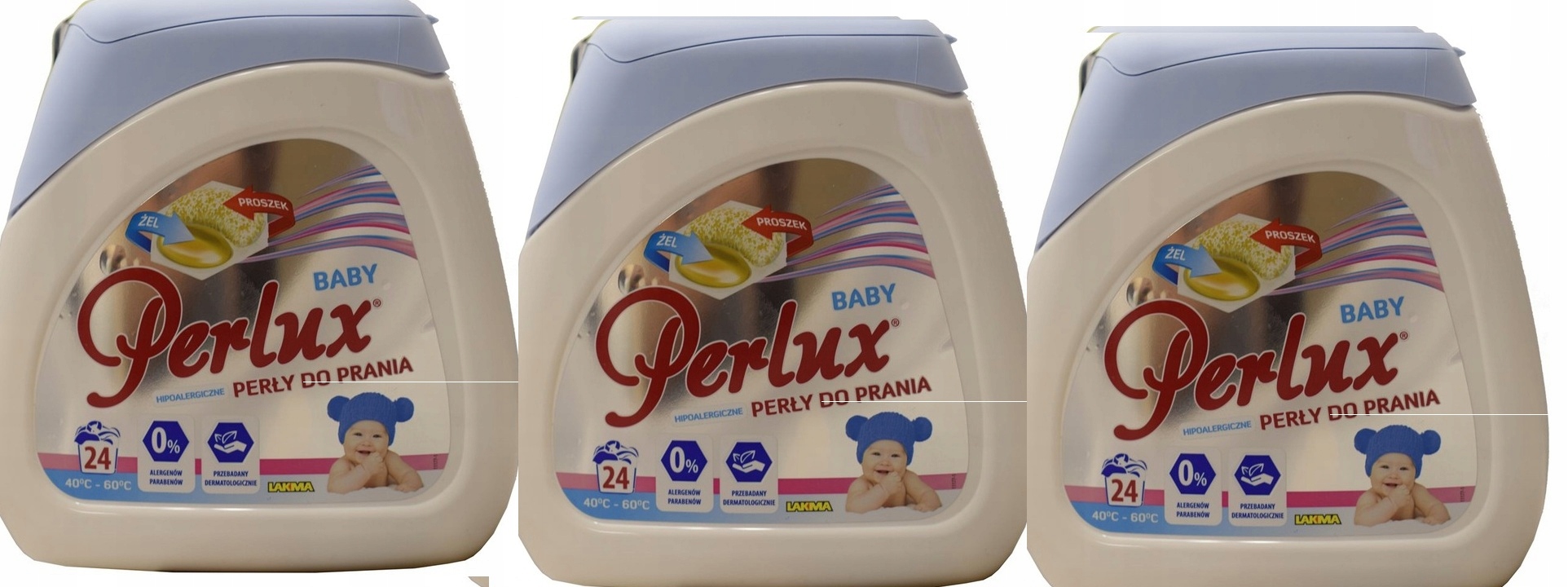 Pracie kapsuly a tablety - Perlux Baby 3x 24 kusov