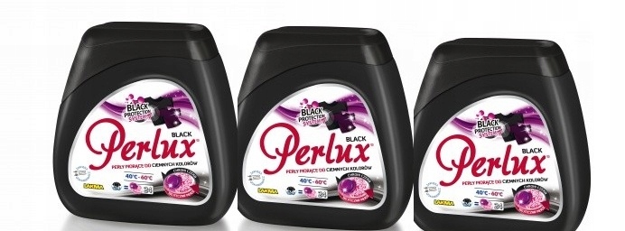Pracie kapsuly a tablety - Perlux čierna / na čiernobiele a tmavé / 3x 24 kusov