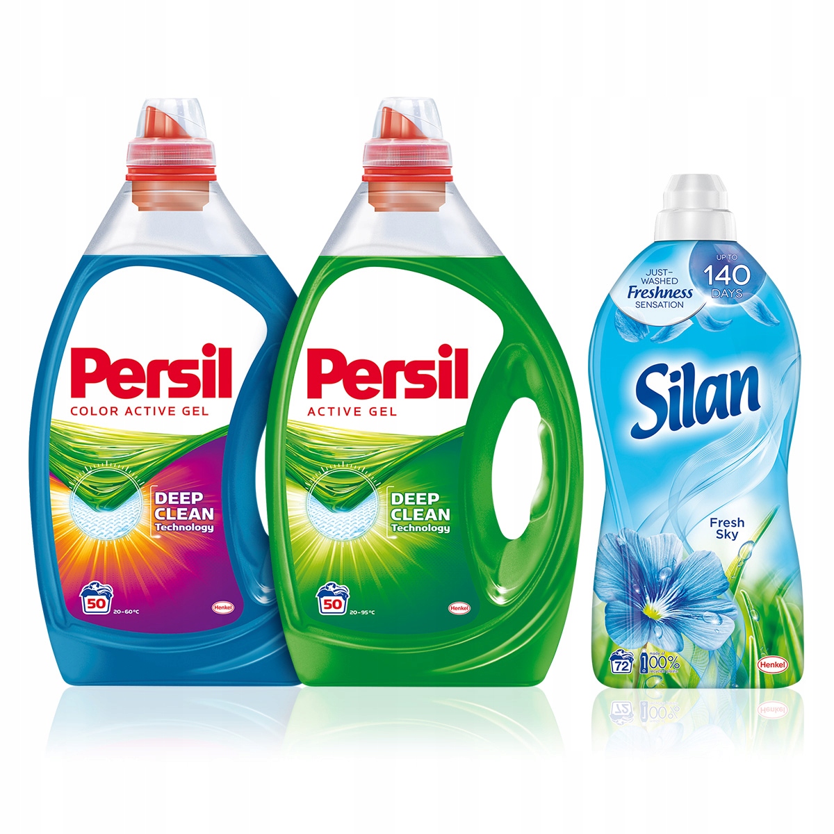 Prací gél - Persil 2x gélová zmes Regular + Color + Silan 1,8 ml