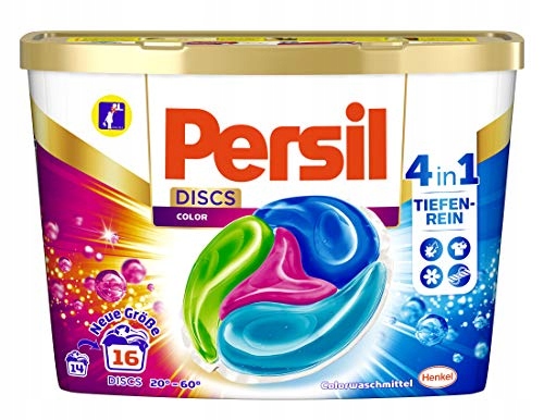 Pracie kapsuly a tablety - Persil 4in1 Disky Farba 16 Premývacie kapsuly