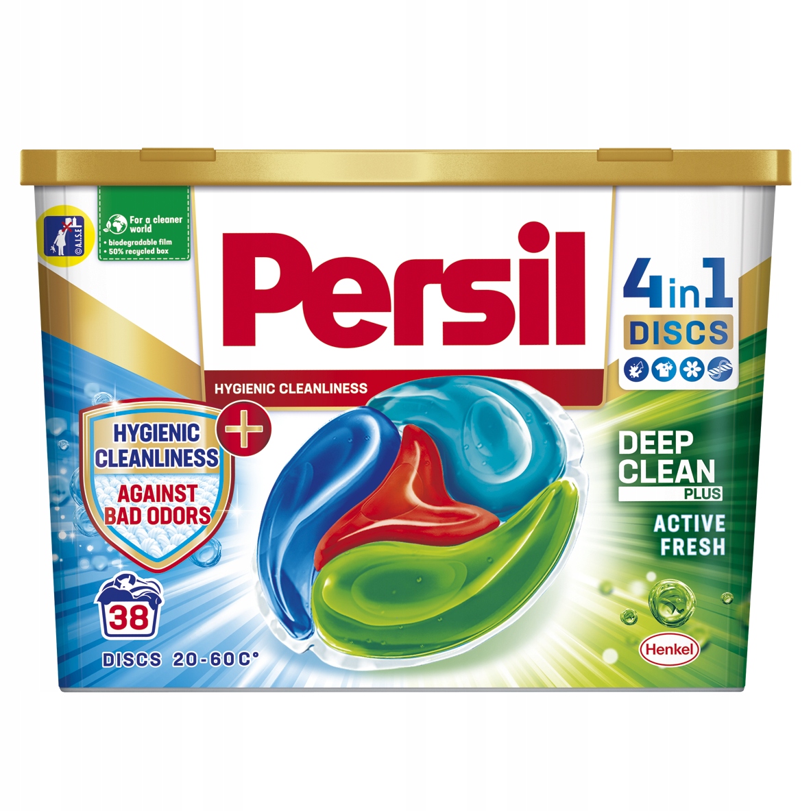 Pracie kapsuly a tablety - Persil proti zlým zápachom diskov kapsúl 4IN1 38PROCK